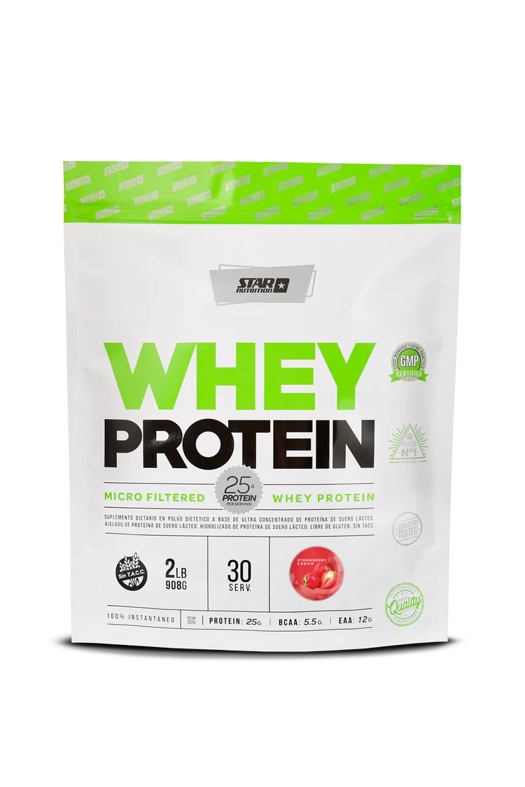 Whey Protein Frutilla X 2lb - Doypack