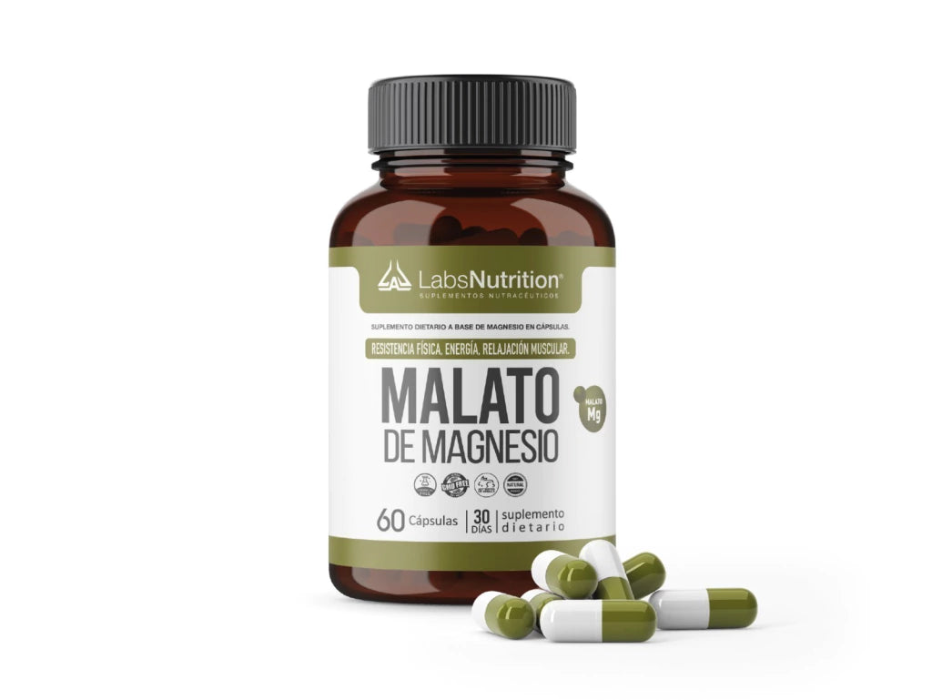 Malato de Magnesio 500mg - Energia, recuperador muscular