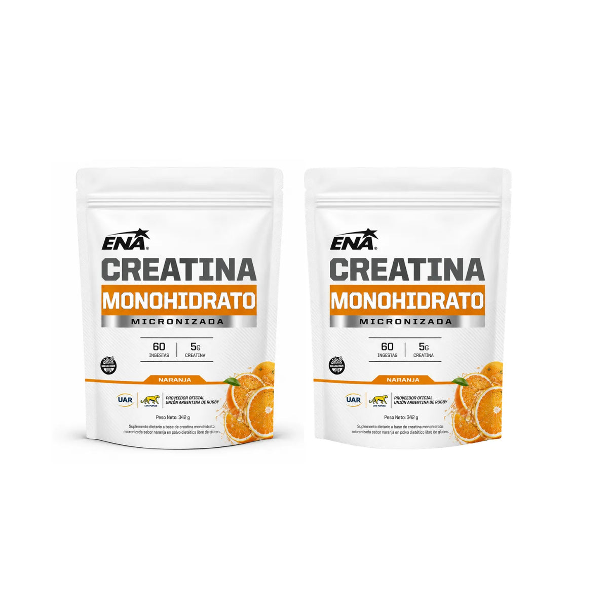 Combo Creatina ENA Sport 300grs x 2 unidades - Sabor Naranja