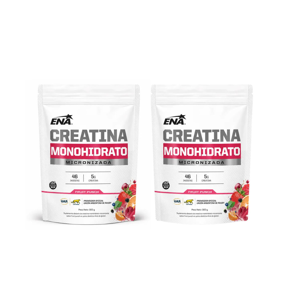 Combo Creatina ENA Sport 300grs x 2 unidades - Sabor Fruit Punch