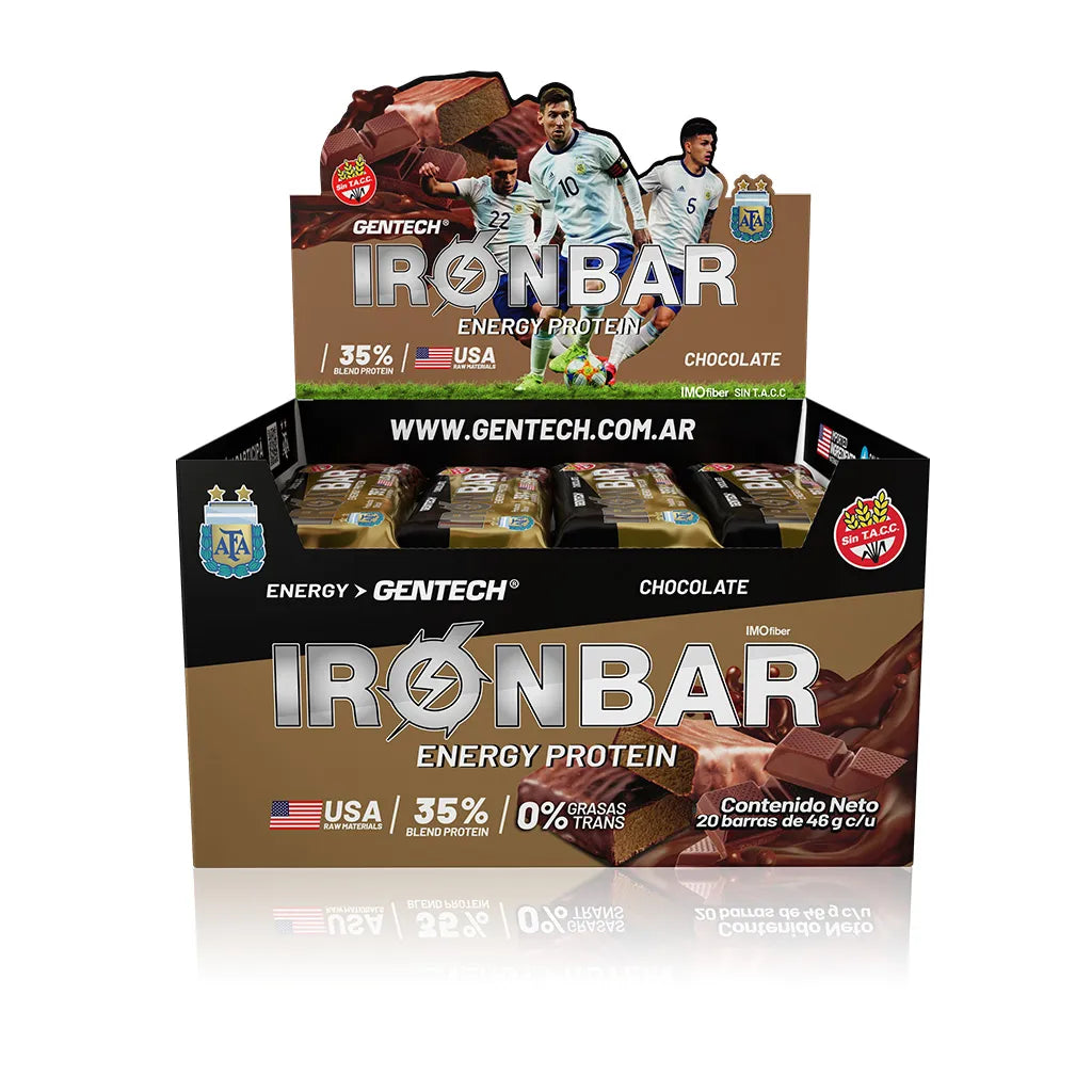 Iron Bar Afa Barra Proteica X 20 (Chocolate)