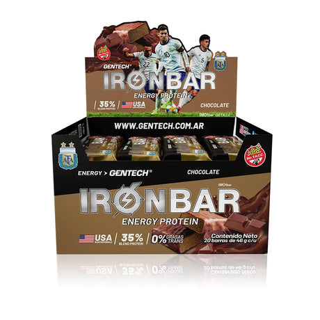 Iron Bar Afa Barra Proteica X 20 (Chocolate)