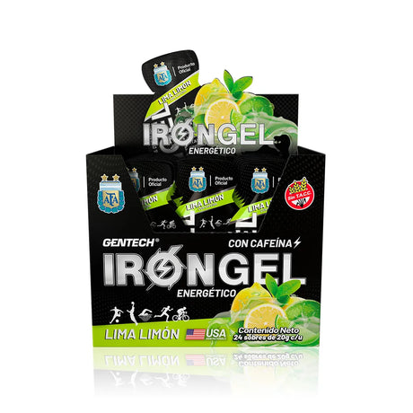 Iron Gel Cafeína Afa X 24 (Lima Limón)