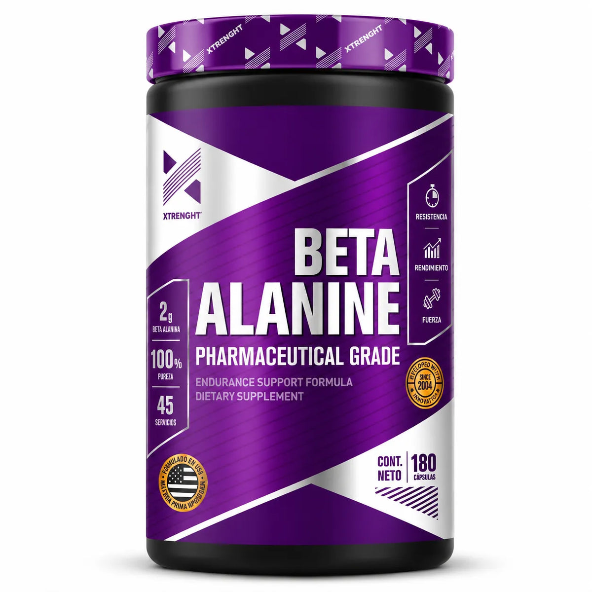 Beta Alanina 180 cápsulas