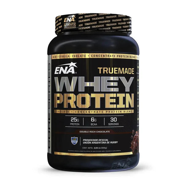 Whey Protein True Made Double Rich Chocolate Isolate + Concentrate 2LB