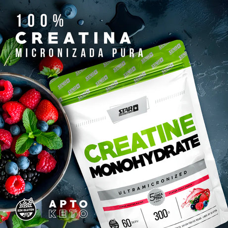 Creatina Monohidrato Eeuu X 300 Grs.Doypack Fruit Punch