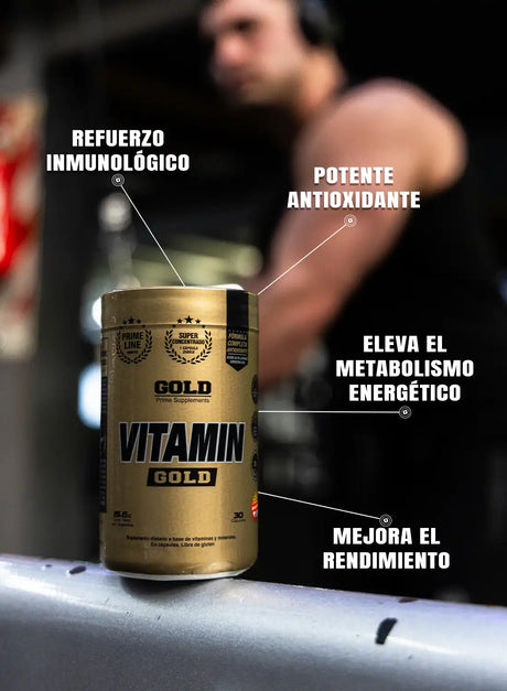 Vitamin Gold X 30 Caps - G.P beneficios