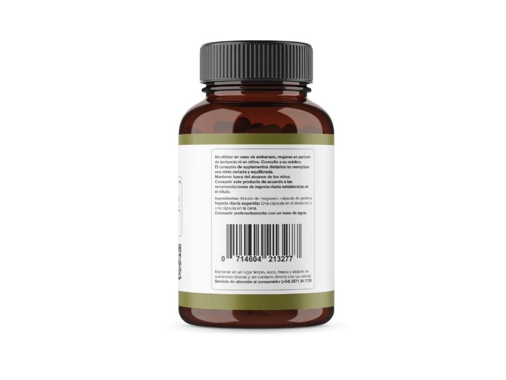 Malato de Magnesio 500mg - Energia, recuperador muscular